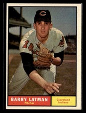 1961 Topps Baseball #560 Barry Latman Card - EX      #5800