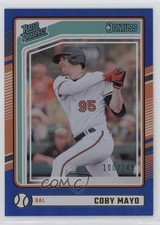 2024 Panini Donruss Rated Prospects Blue 100/149 Coby Mayo #144 n0c