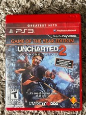 Uncharted 2 Among Thieves Sony PlayStation 3 PS3 2009 Greatest Hits GOTY CIB