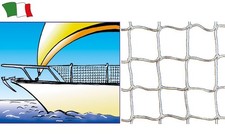 Rete da battagliola annodata a mano bianco h. 60