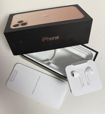 Apple iPhone 11 Pro - 256GB - Gold Verpackung und Earpods NEU