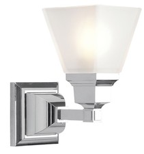 Livex Lighting 1031-05 Mission Wall Sconce Polished Chrome