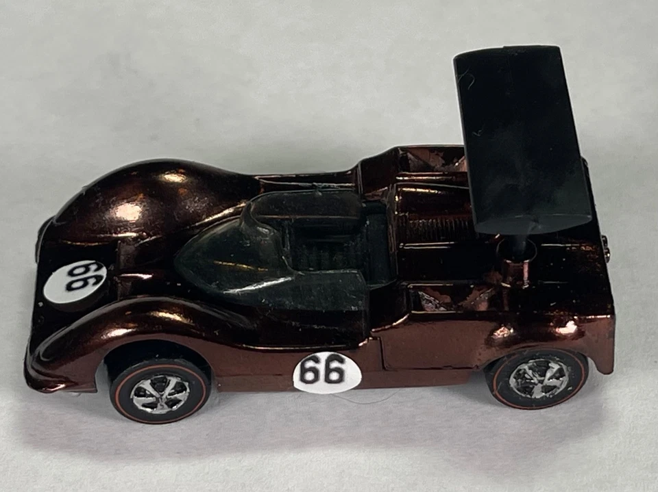 Restored Hot Wheels Redline - 1969 - Chaparral 2G - Brown - Image 2 of 4