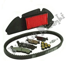 3926 - Engine Maintenance Kit Yamaha T Max 500 Belt Filter Spark Plug Pads