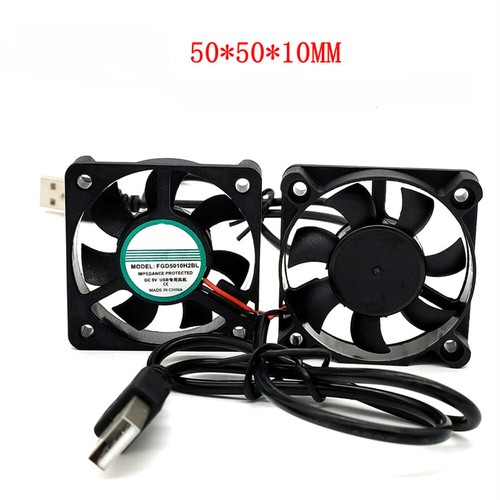 50mm DC 5V USB Mini Portable Cooling Fan PC Desktop Computer Silent Cooler - Afbeelding 3 van 5