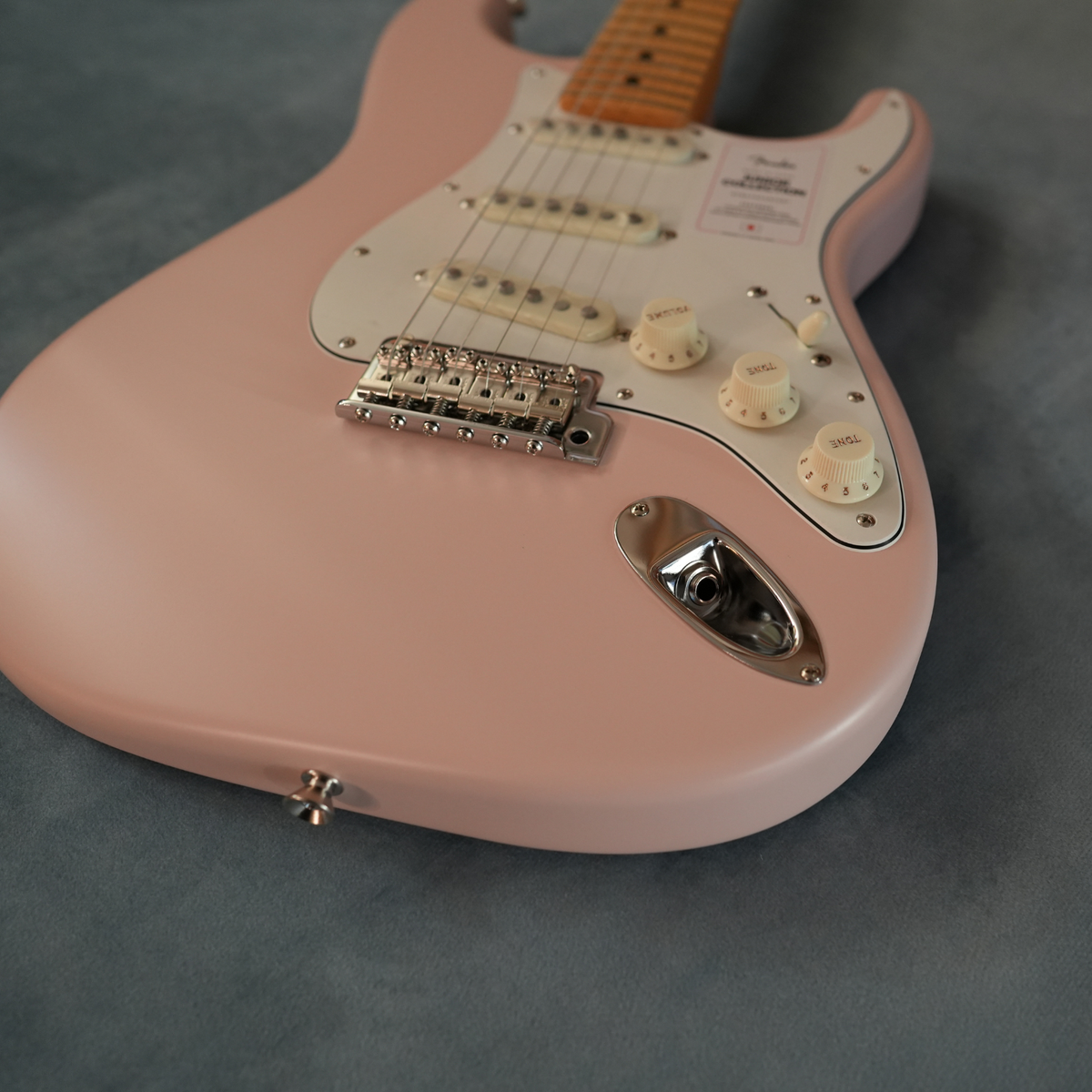 値下げノーブランド ストラトキャスタータイプ ロックペグ・ミニスイッチ Fender Made in Japan Junior Collection Stratocaster Maple