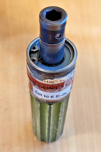 Mountz Inc Torquemaster 6 lb-in Torque Limiting Screwdriver 1/4" HEX Bit Green - Picture 6 of 6
