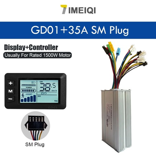 250W-1500W 36V 48V 15A-35A Electric Bicycle Sinewave Controller and LCD Display - Picture 23 of 42