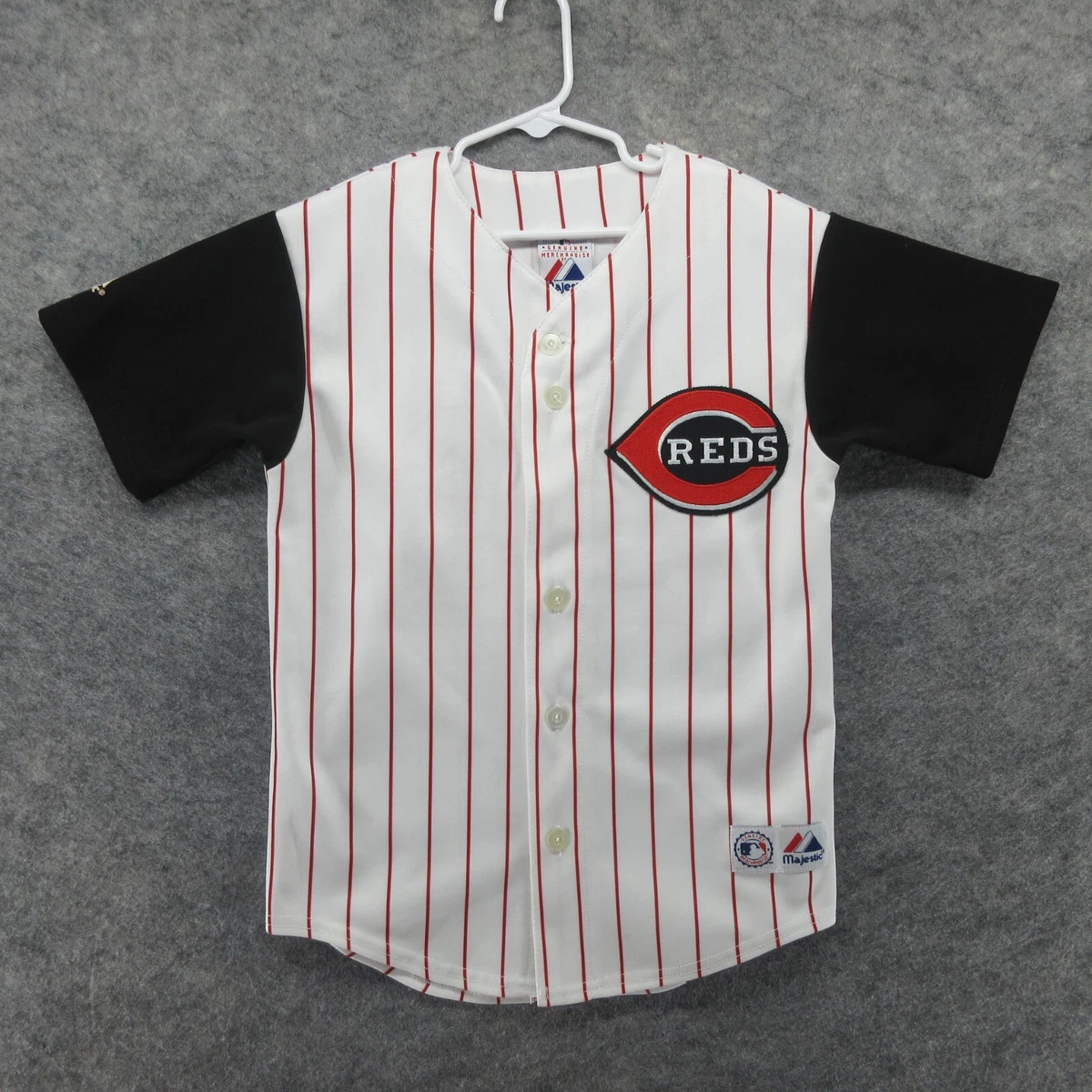 Majestic best sale reds jersey
