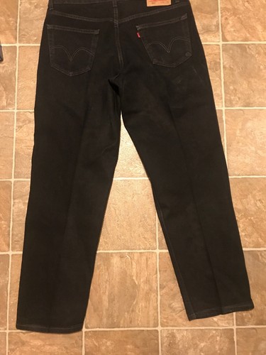 Vintage Made In USA Levi 550 Black 36x30 Jeans 1990s - Picture 6 of 7