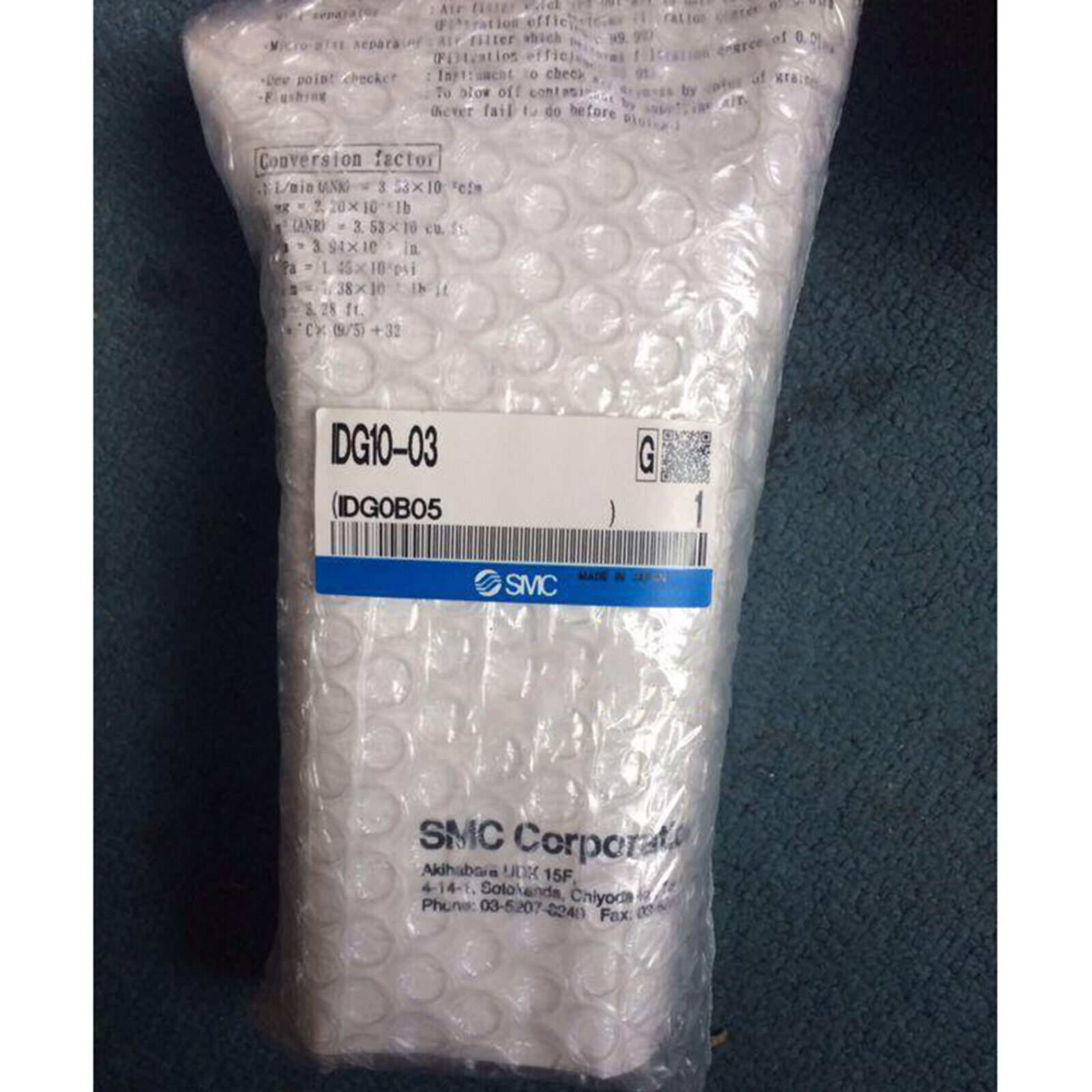 New SMC IDG10-03 Polymer Membrane Dryer Fast Shipping #W5