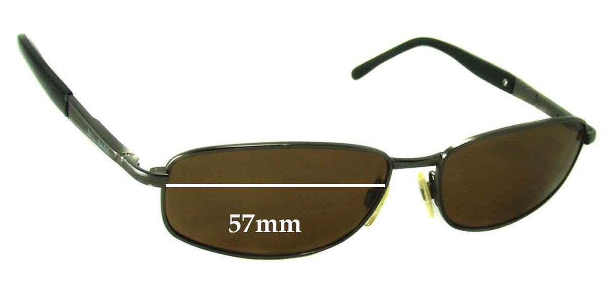 Lentilles De Soleil De Remplacement Sunglass Fix - Compatible Bill Bass Nina 25409, Largeur 55 Mm
