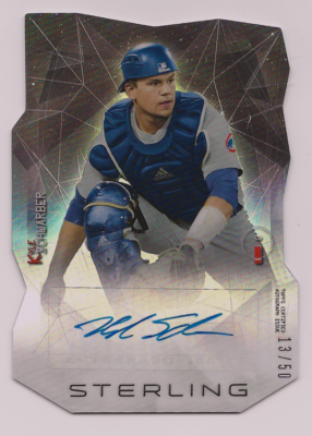 Topps sterling Schwarber 1/1BatKnob auto