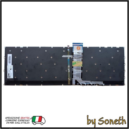 TASTIERA ITALIANA PER LENOVO YOGA CREATOR 7-15IMH05 82DS GRIGIA RETROILLUMINATA - Foto 3 di 4