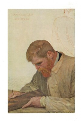 AR1690 - FAMOUS PAINTER, SCULPTOR & WRITER MAX KLINGER by  C. STOEVING