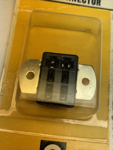 Vintage NOS 6 Pin Panel Mounting Female Cord Connector Socket Plug Tube Audio - Picture 2 of 2