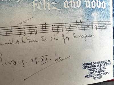 PORTUGAL 1940 CTT HUMBLOT LISBOA PASCAL ALTE KARTE KÜNSTLER MALER MUSIK?