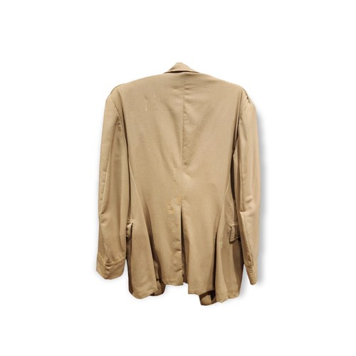 WWII US Army Officers Uniform Jacket Service Forces Tropical Worsted Khaki Named - Picture 4 of 7