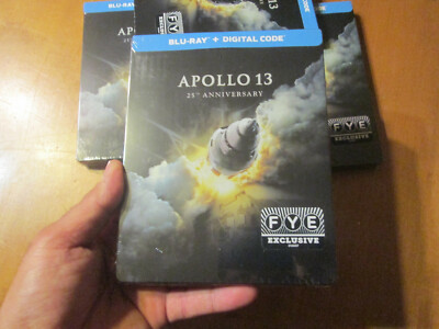 APOLLO 13 BLU RAY USA SteelBook Edition 25th Anniversary FYE Tom