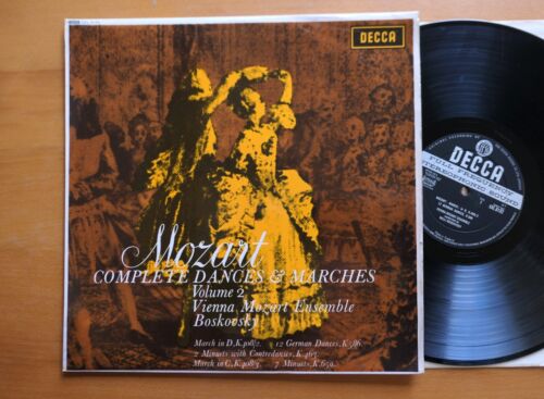 SXL 6132 ED1 Mozart Complete Dances & Marches Vol. 2 Boskovksy Decca 1st WBg EX