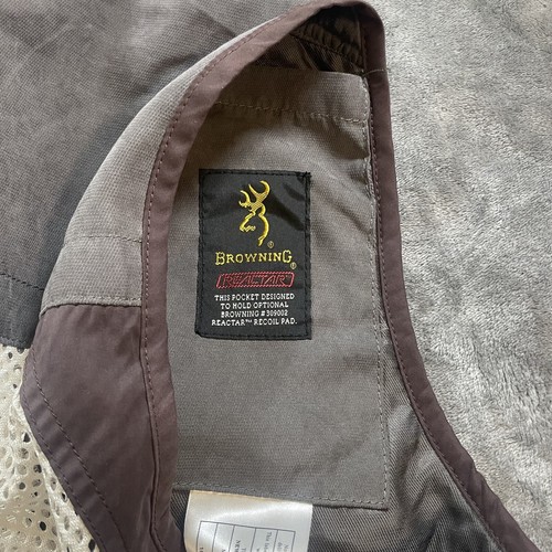 Browning Summit Mesh Shooting Vest Women’s Size Medium Purple Gray Right Handed - Picture 8 of 16