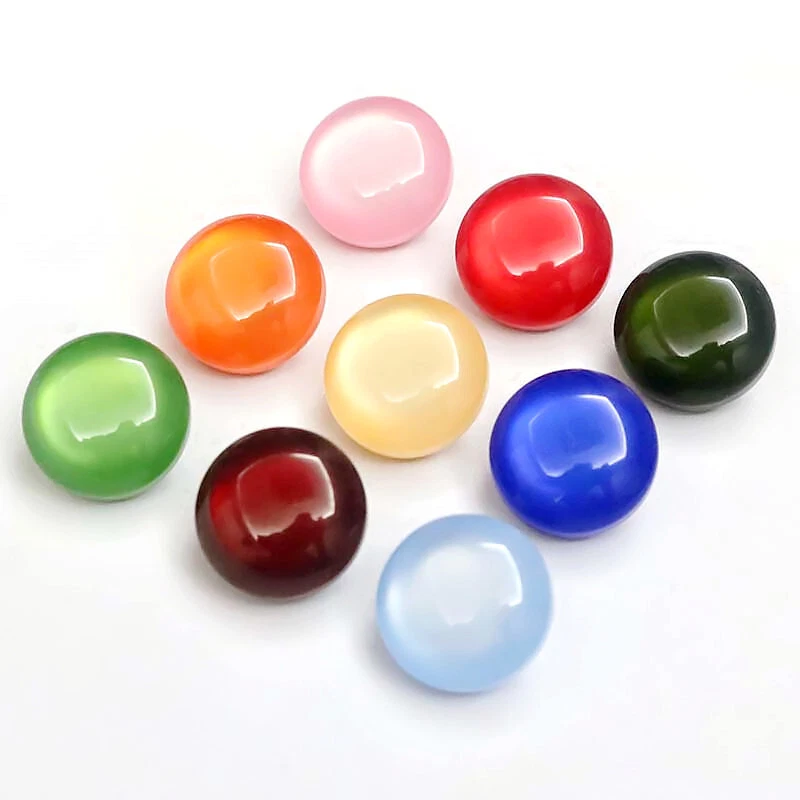8pcs Resin Buttons Round Sewing Button for DIY Jacket Coat Clothing Sew Colorful - Image 4 of 4