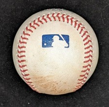 Charlie BLACKMON RBI SAC FLY GameUsed Baseball REDS ROCKIES TAPIA 1B DAZA GR 2B