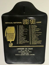 Lakeside CB Radio Sales Gun Barrel City Texas Black Litter Trash Bag 1960's 70's