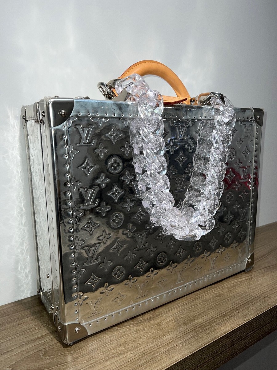 Louis Vuitton Cotteville 40 Monogram Mirror Silver Briefcase