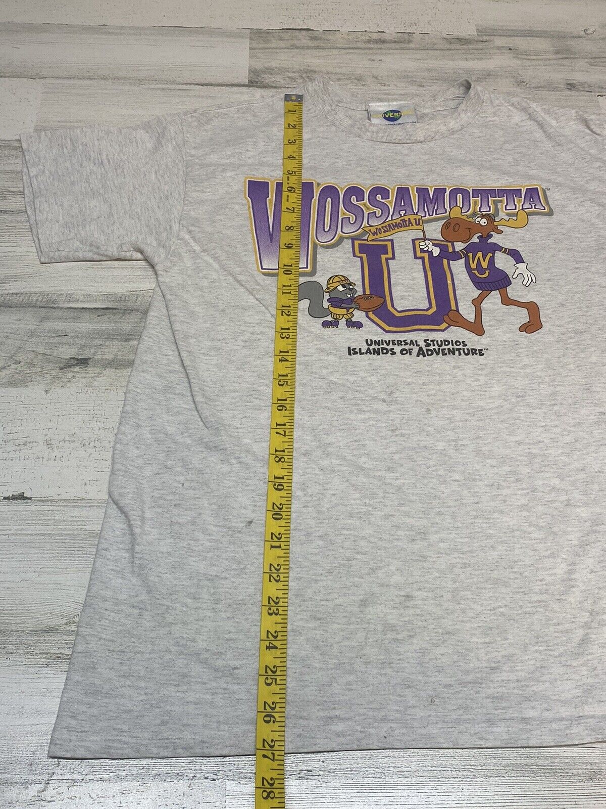 Vtg Rocky & Bullwinkle Wossamotta U T-Shirt Size … - image 7