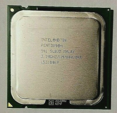 3.2GHz INTEL PENTIUM 4 541 1M/800MHz LGA 775 SL8J2 CPU