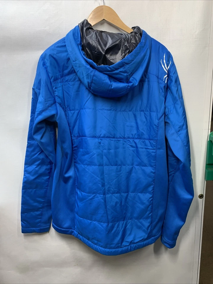 Chaqueta de esquí Spyder aislada Anorak Force para hombre talla L manga larga azul 229502 Foto 2 de 4