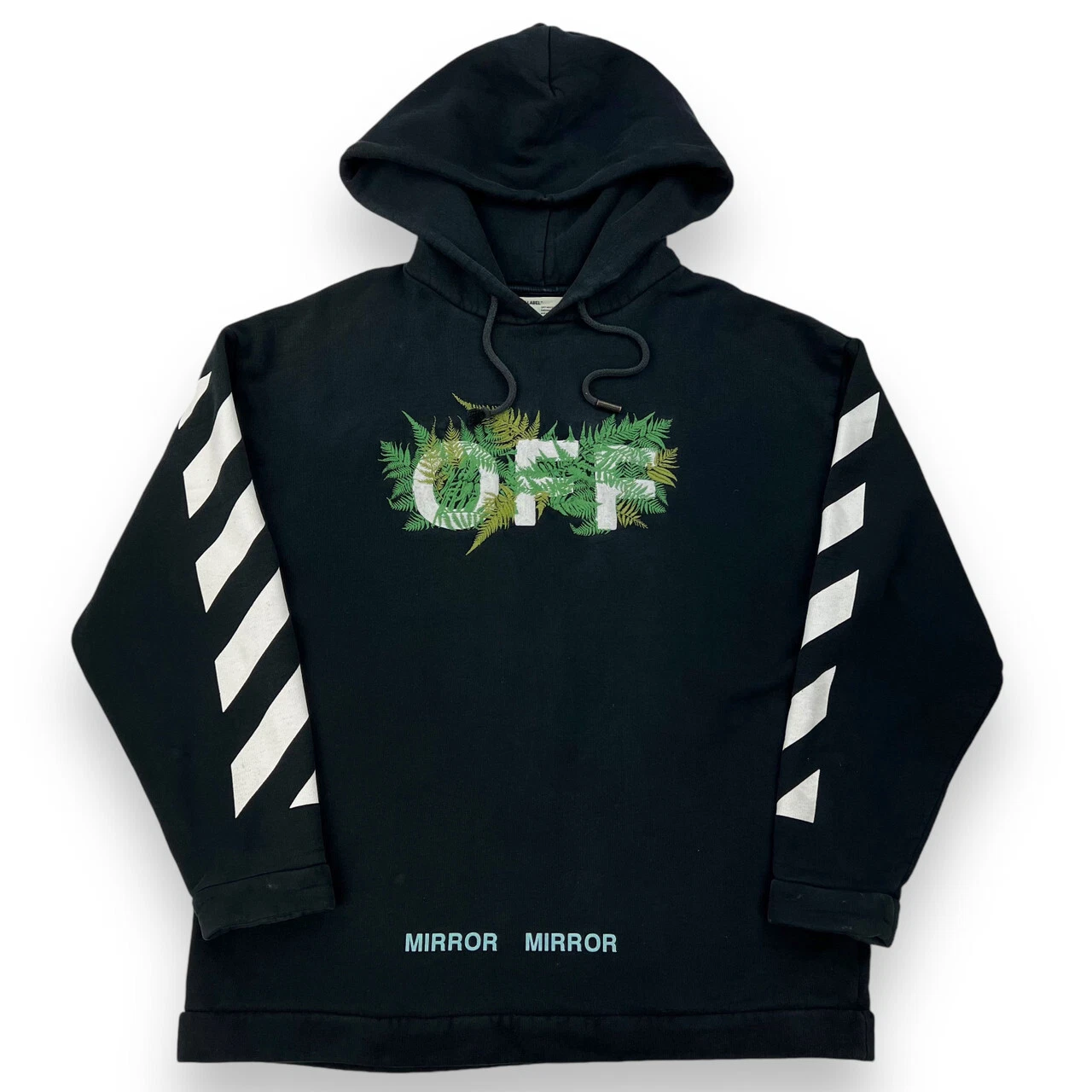 Felpa con cappuccio ricamata Off White Ferns