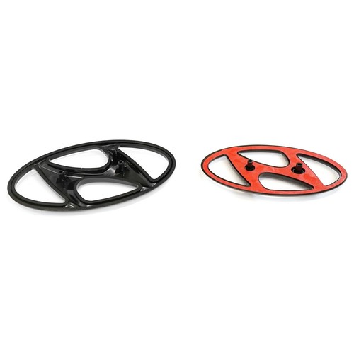 Set emblema logo originale Hyundai i30 Fastback N 3 pezzi scritta nera OEM - Foto 2 di 2