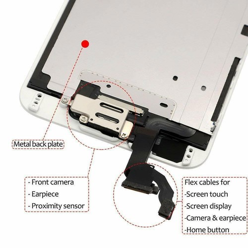 For iPhone 8 7 6S 6 Plus LCD Digitizer Assembly Touch Screen Replacement Camera - Picture 16 of 104