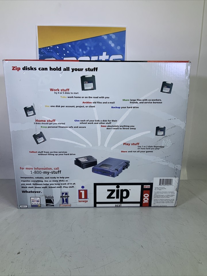 Iomega Zip 100 Parallel Port External Drive NG E3A eBay
