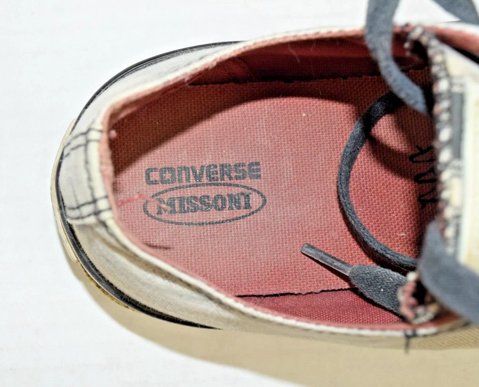 Zapatillas deportivas Converse Missoni All Star talla 7,52 para mujer teñido espaciado lavadas Foto 2 de 4