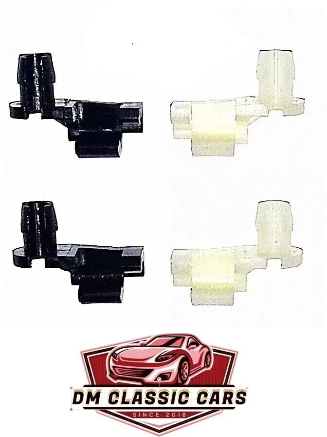 Clear Plastic Door Lock Ferrules For 1967-1976 Mopar A-Body (Dart
