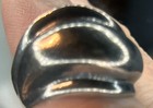Vintage Sterling Silver Ribbed Dome Ring. Size 7.5 — photo 8