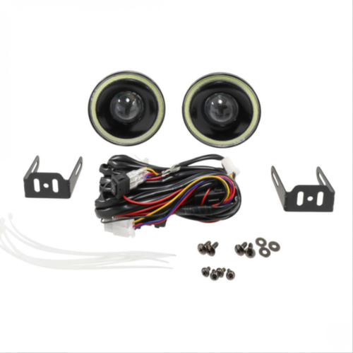 LED Halo Fog Lights for 2007 2008 2009 2010 2011 2012 Dodge Caliber - Picture 4 of 7