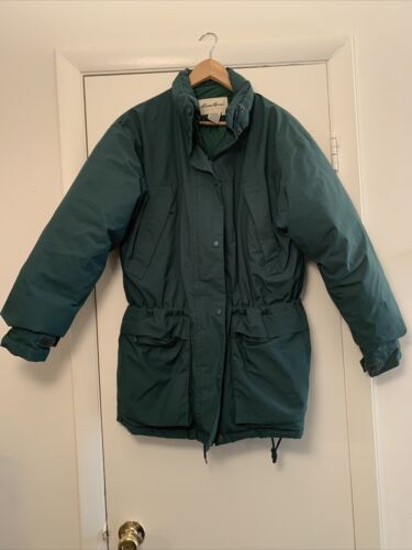 Upbringing Erasure wear Eddie Bauer Ridgeline Gore-Tex Green Goose Down Parka Jacket sz M Womens No  hood | eBay