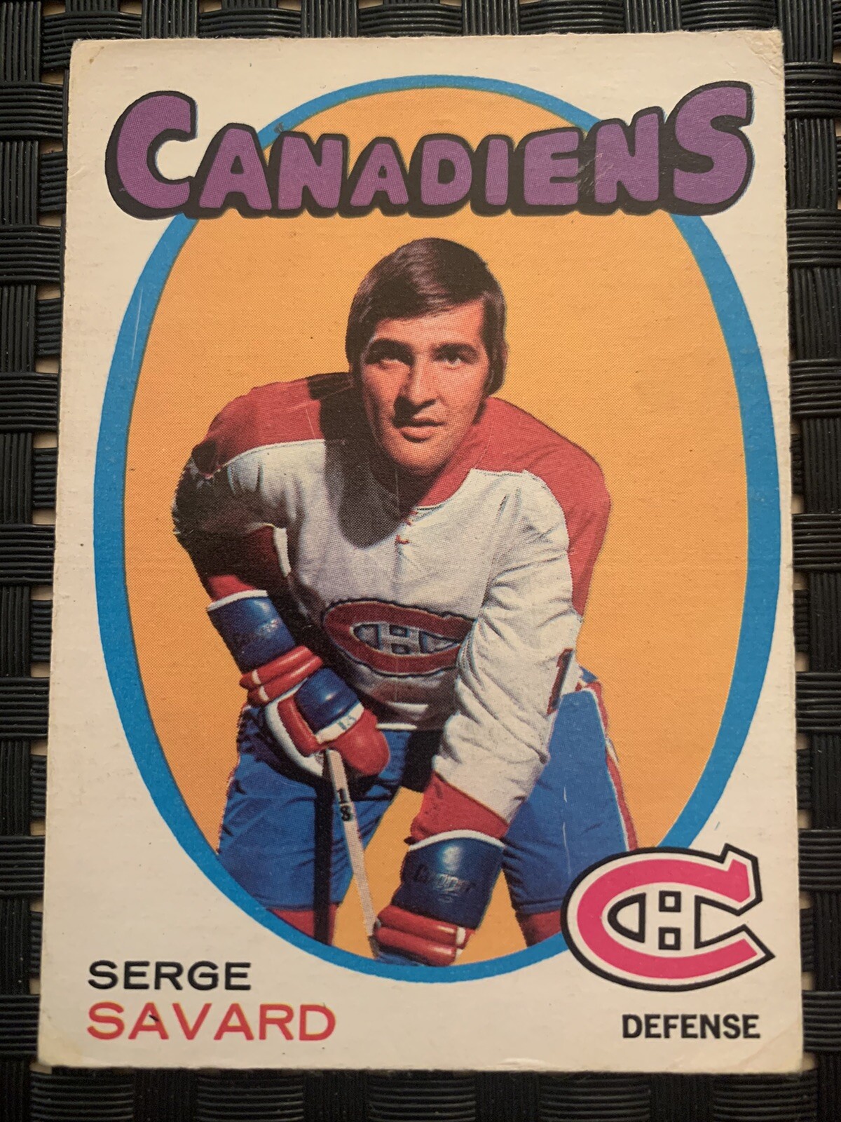 1971-1972 O-PEE-CHEE HOCKEY #143 - SERGE SAVARD HOF - VG+/EX (see pics)