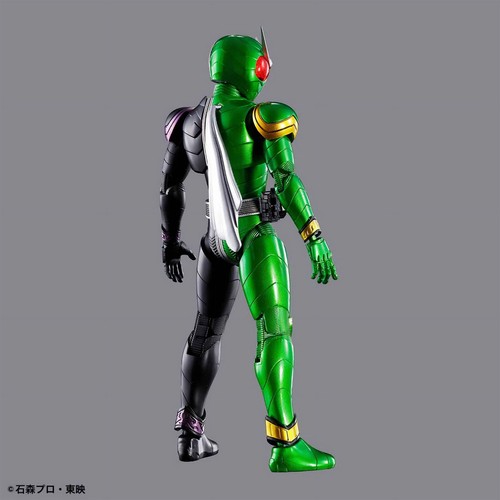 Kamen Rider W Double CycloneJoker Plastic Model Kit Figure-rise Standard Bandai - Picture 4 of 18