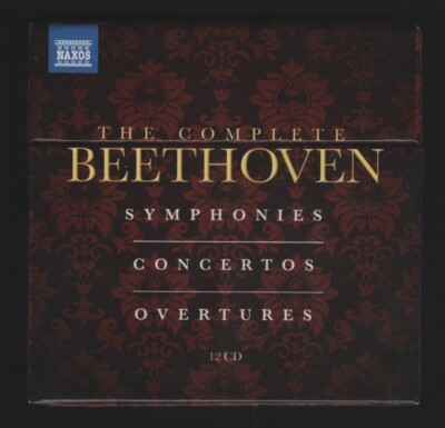 THE COMPLETE BEETHOVEN - SYMPHONIES/CONCERTOS/OVERTURES - 12 CD BOX HARDCOVER