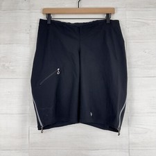 Assos Rally Cargo Cycling Shorts Women XL Black Mountain Bike Side Zip Off Road