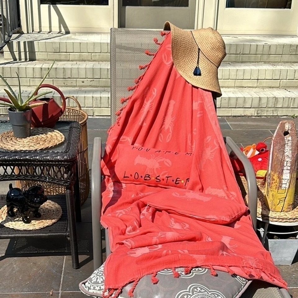 YOU ARE MY LOBSTER Lumbar Pillow FRIENDS TV FONT 8 x 16 Perfect Nap Pillow Cover - Image 4 of 4