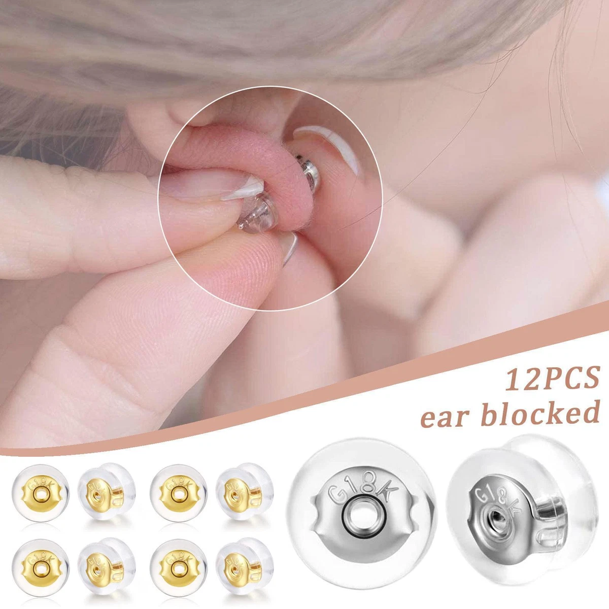 Silicone cartilage best sale earrings