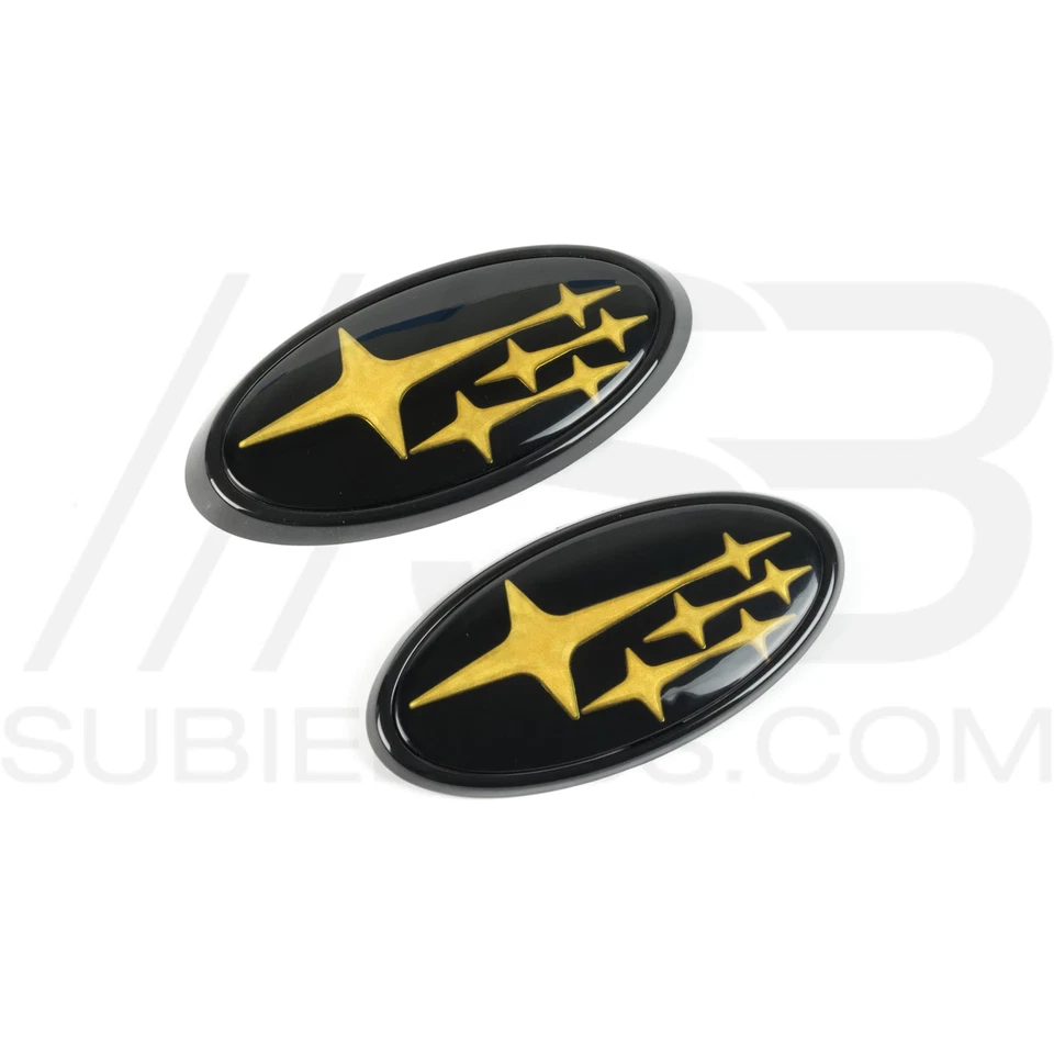 TOTALMENTE NUEVO emblema insignia negro delantero y trasero para 2015-2021 w-r-x o s-t-i Foto 2 de 4