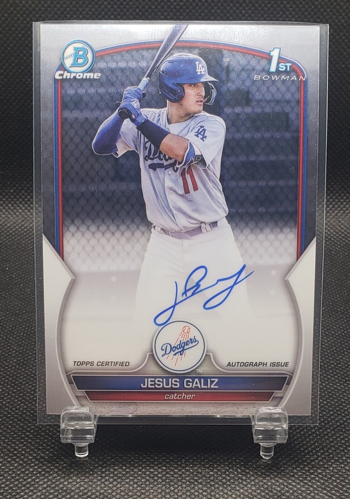 2023 Bowman Chrome 1st Jesus Galiz Prospect Auto #CPA-JGZ Los Angeles  Dodgers