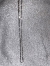 Italian Solid Sterling Silver Rope Link Chain Necklace 925 Silver Chain UNISEX